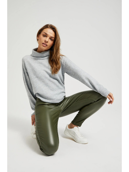 Moodo Ženske hlače svježe maslinaste