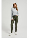 Moodo Ženske hlače svježe maslinaste