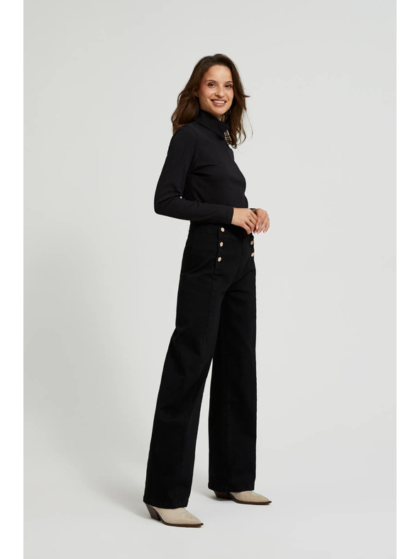 Moodo Ženske hlače crne Moodo