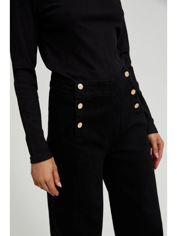 Moodo Ženske hlače crne Moodo