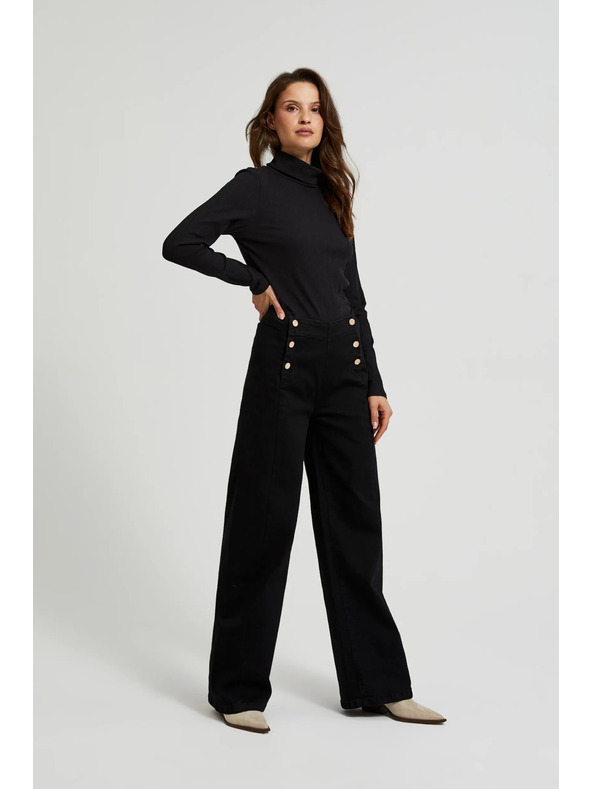 Moodo Ženske hlače crne Moodo