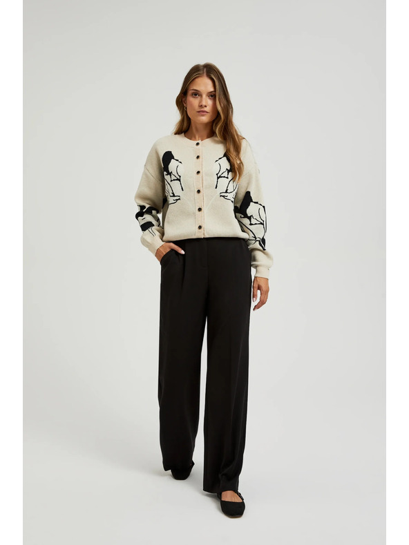 Moodo Ženske hlače crne