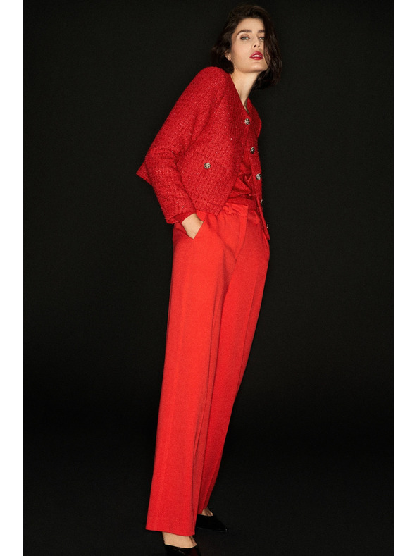 Moodo Ženske hlače crvene