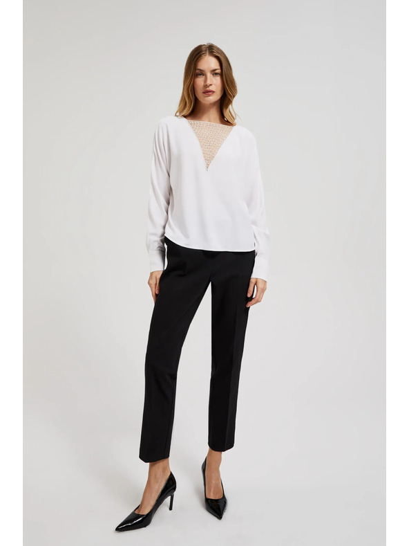 Moodo Bijela ženska bluza