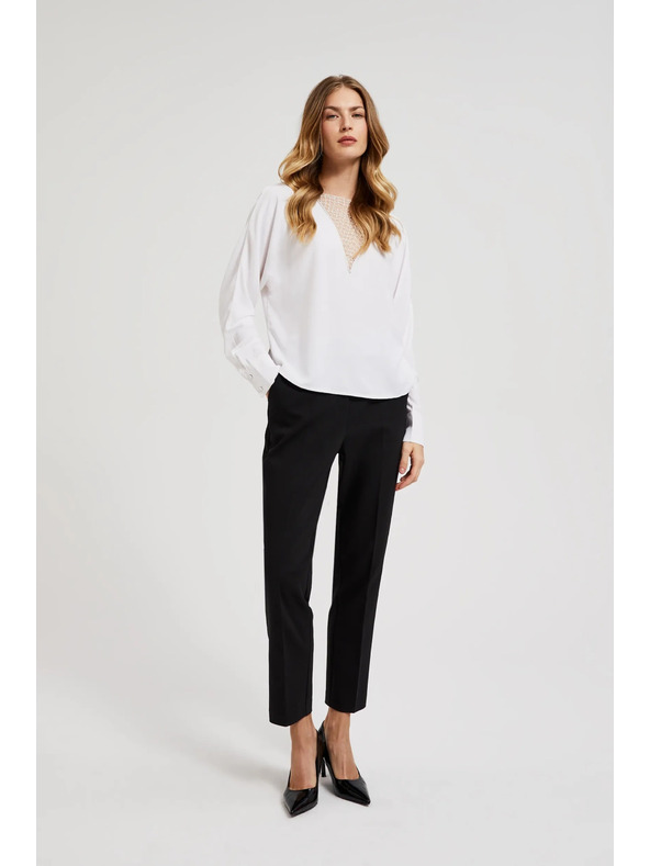 Moodo Bijela ženska bluza