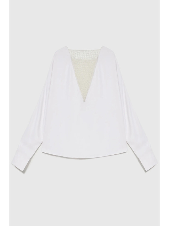 Moodo Bijela ženska bluza