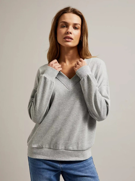 Moodo Ženska dukserica siva mel