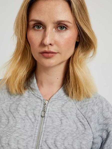 Moodo Ženska dukserica svijetlo siva