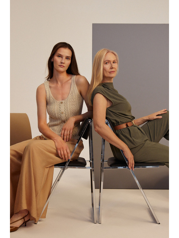 Moodo Khaki kombinezon s pojasom