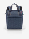Reisenthel Tamno plavi traperice ruksak i torba 2u1 Reisenthel Allrounder R Herringbone Dark Blue