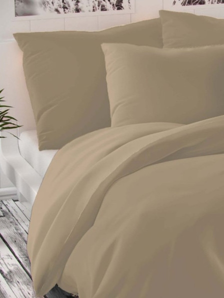 Kvalitex Satenska posteljina LUXURY COLLECTION 140x200, 70x90cm bež