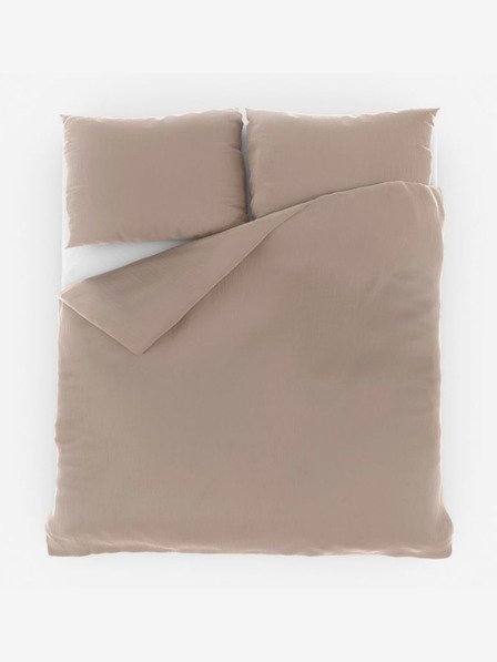 Kvalitex Francuska mušlin posteljina 220x200, 70x90cm bež Kvalitex