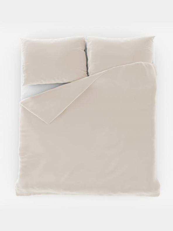 Kvalitex Francuska jednobojna pamučna posteljina 220x200, 70x90cm bijela