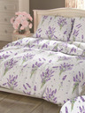 Kvalitex Francuska pamučna posteljina PROVENCE COLLECTION 200x200, 70x90cm LEVANDULE ljubičasta Kvalitex