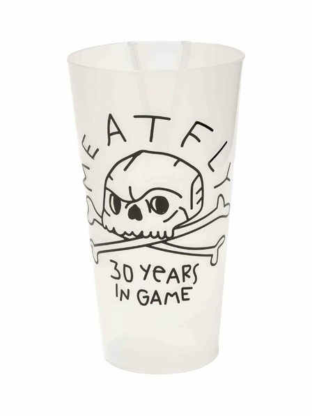 Meatfly Meatfly višestruko upotrebljiva plastična čaša 0,5 L | Crna | Volumen 0,5 L