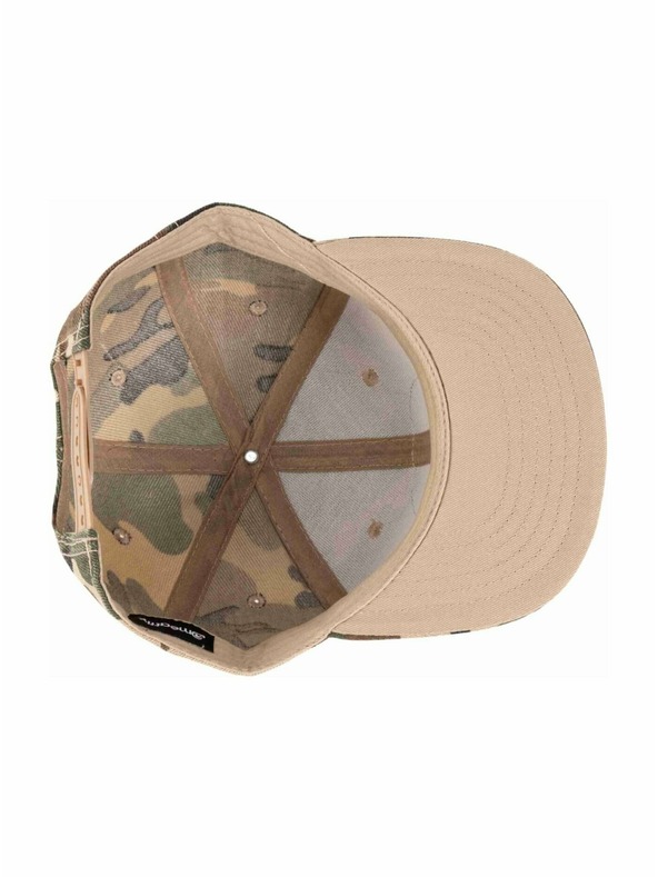 Meatfly Meatfly šilterica Alfy Snapback Camo Etiketa | Maskirna
