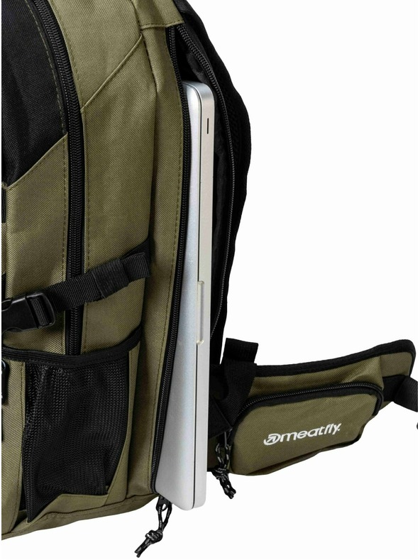 Meatfly Meatfly ruksak Ramble Olivine 26 L | Crna | Volumen 26 L