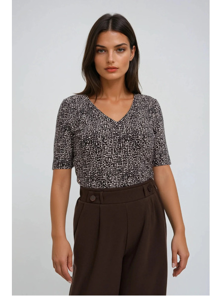 Moodo Moodo bluza s uzorkom