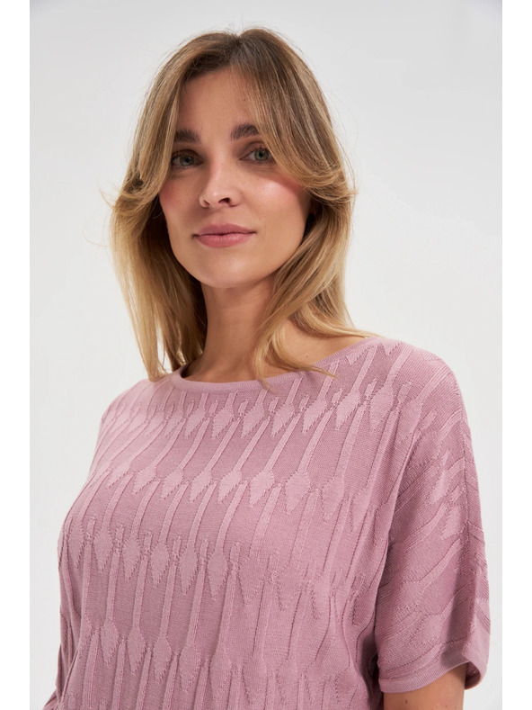 Moodo Rozi pleteni top Moodo