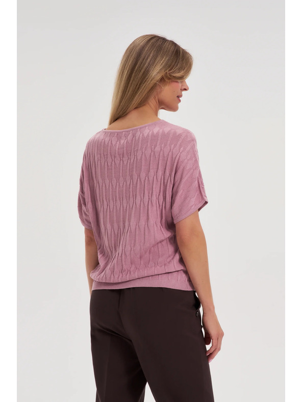 Moodo Rozi pleteni top Moodo