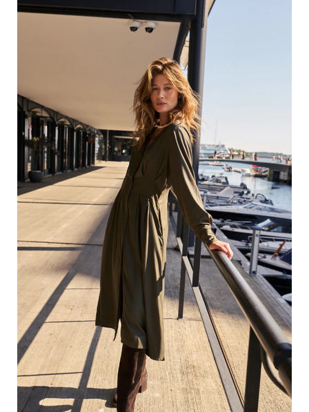 Moodo Khaki košuljaste haljine Moodo