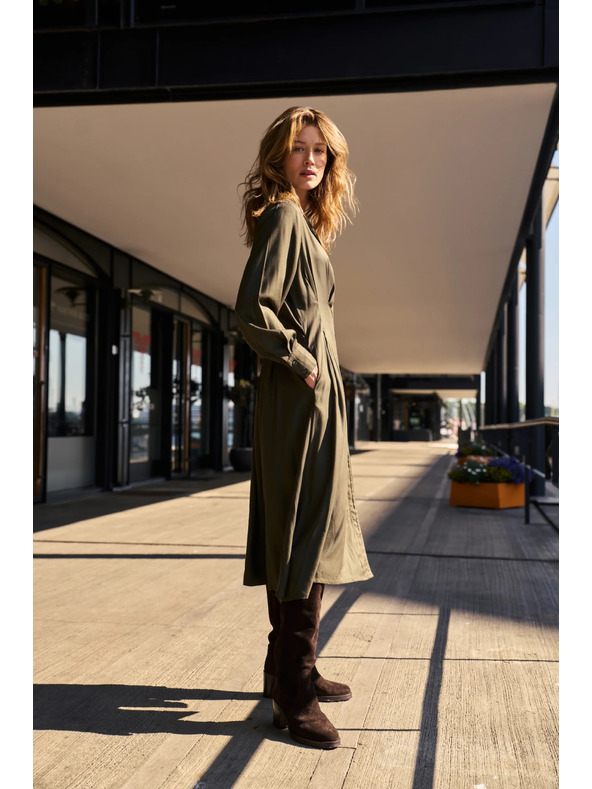 Moodo Khaki košuljaste haljine Moodo