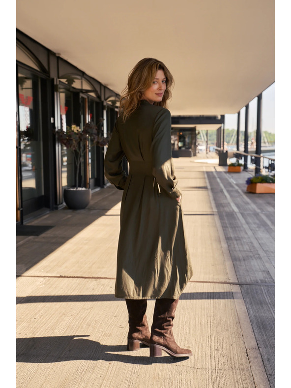 Moodo Khaki košuljaste haljine Moodo