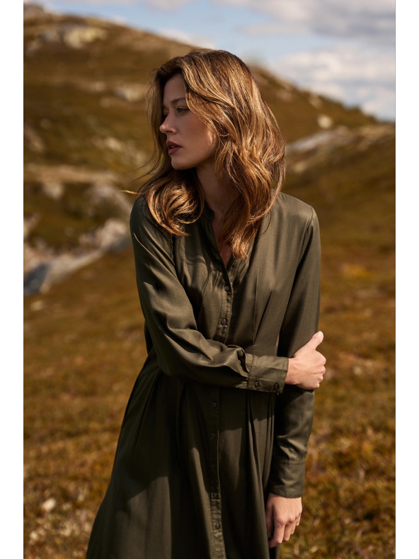 Moodo Khaki košuljaste haljine Moodo