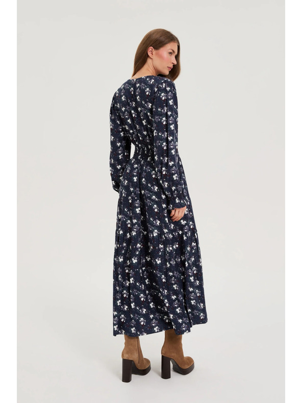 Moodo Tamno plave košuljaste haljine Moodo