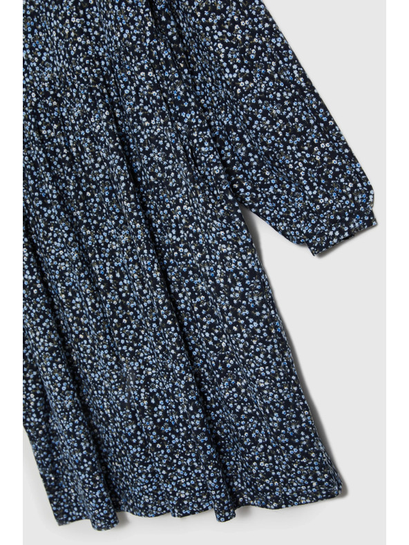 Moodo Moodo plava haljina s uzorkom