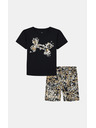 Under Armour Djevojački set Under Armour UA PRINTED BIKE SHORT SET-BLK