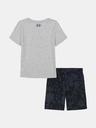 Under Armour Dječački set Under Armour UA PRINTED SS SHORT SET-GRY