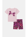 Under Armour Djevojački set Under Armour UA PRINTED BIKE SHORT SET-PNK