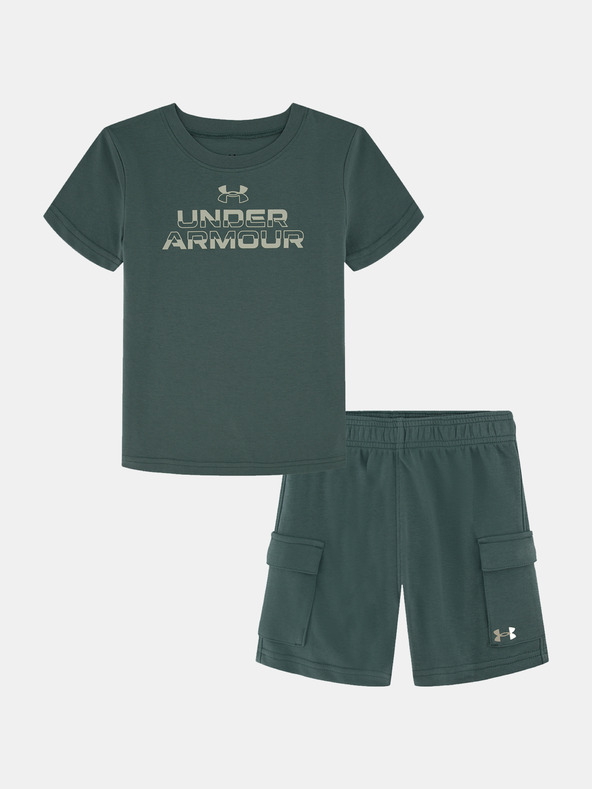Under Armour Dječački set Under Armour UA CARGO SHORT SET-GRN