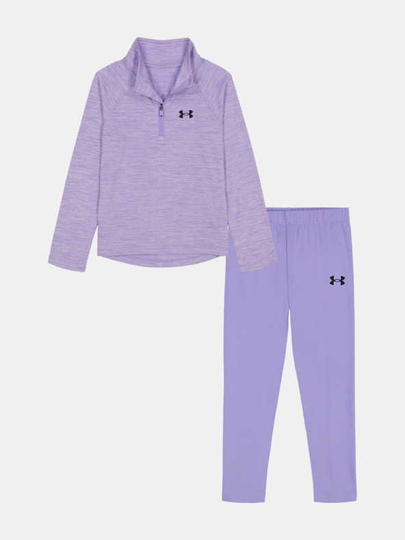 Under Armour Djevojački set Under Armour UA 1/4 ZIP LEGGING SET