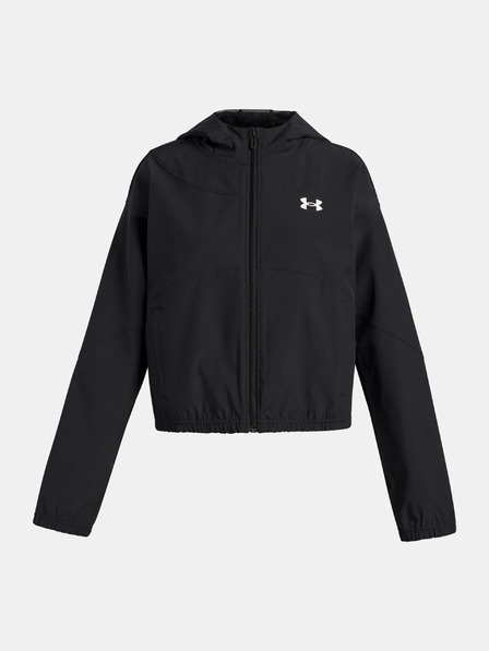 Under Armour Djevojačka jakna Under Armour UA Rival Woven HD Jacket-BLK