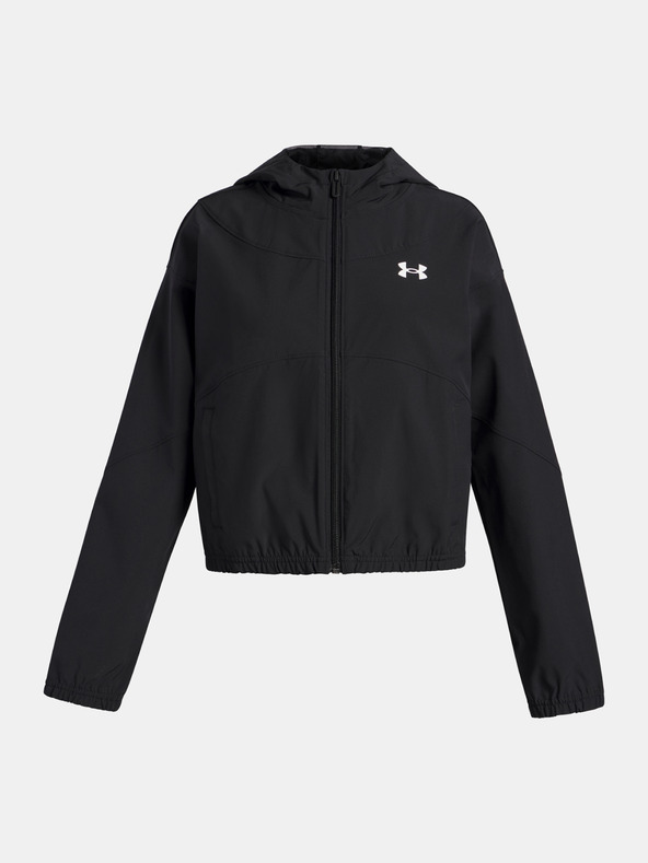 Under Armour Djevojačka jakna Under Armour UA Rival Woven HD Jacket-BLK