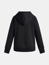 Under Armour Djevojački hoodie Under Armour UA Rival Flc Shimmer Hdy-BLK