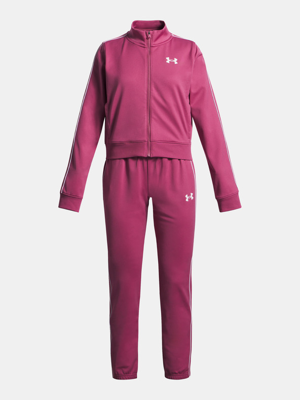 Under Armour Djevojački komplet Under Armour UA Icon Knit Crop Tracksuit-RED