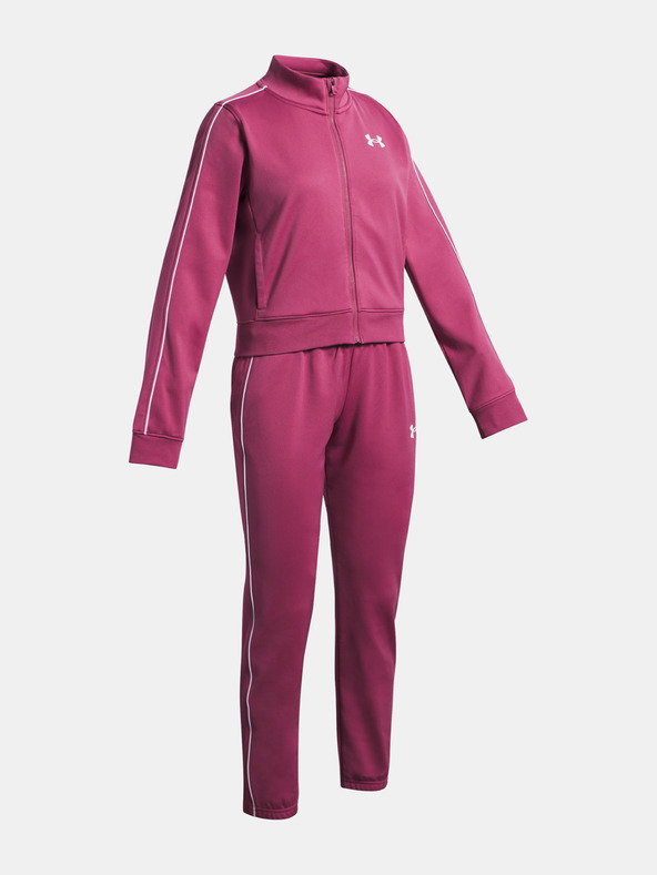 Under Armour Djevojački komplet Under Armour UA Icon Knit Crop Tracksuit-RED