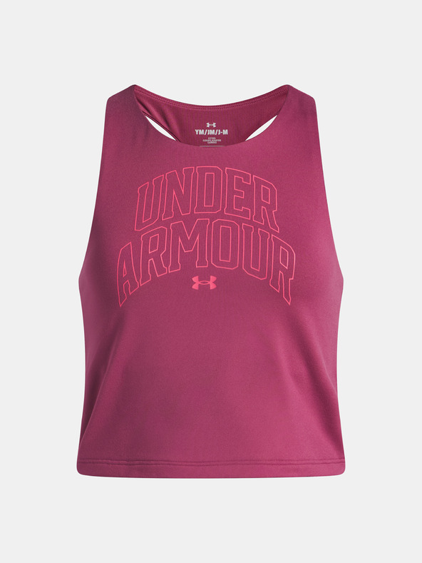Under Armour Djevojački top Under Armour UA Motion Branded Tank-RED