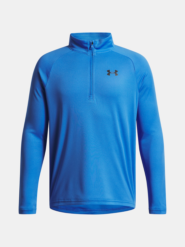 Under Armour Dječačka majica kratkih rukava Under Armour UA Tech 2.0 1/2 Zip-BLU