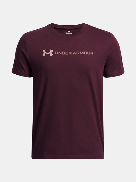 Under Armour Dječja majica Under Armour UA B LOGO WORDMARK SS-RED