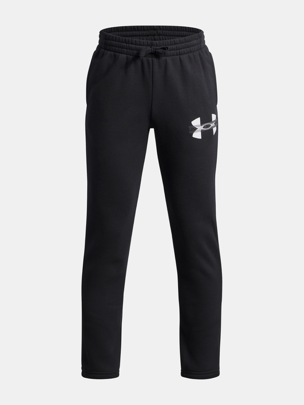 Under Armour Dječje trenirke Under Armour UA Rival Flc Cblck Grphc Jgr-BLK