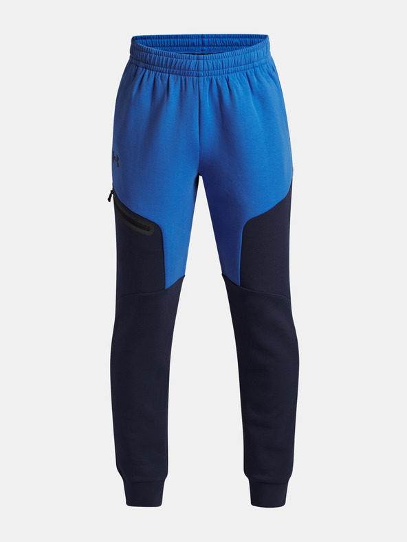 Under Armour Dječje trenirke Under Armour UA B Unstoppable Flc Jogger-BLU