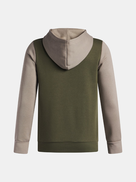 Under Armour Dječja majica s kapuljačom Under Armour UA Rival Flc Cblck Grphc HD-GRN