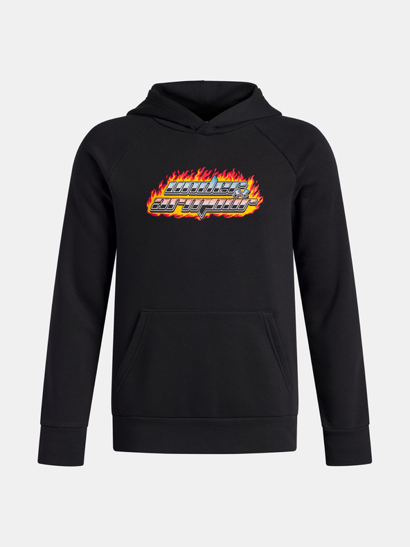 Under Armour Dječja majica s kapuljačom Under Armour UA Rival Flc Flamin Wdmrk HD-BLK