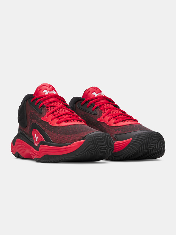 Under Armour Uniseks cipele Under Armour UA Spawn 7 Mid-RED