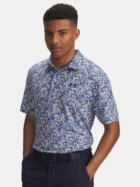 Under Armour Muška majica Under Armour UA Playoff 3.0 Printed Polo-BLU