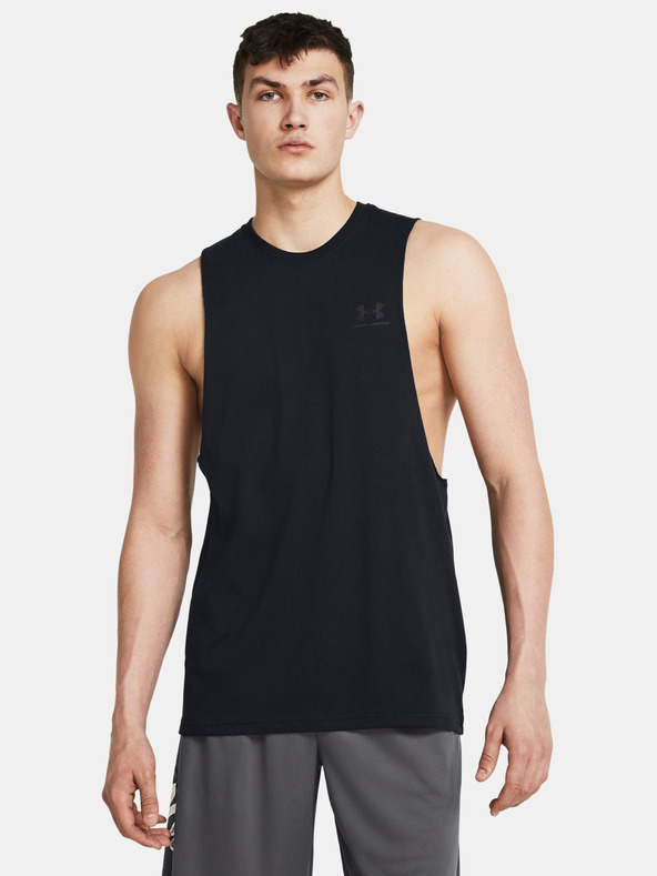 Under Armour Muška majica Under Armour UA LEFT CHEST CUT OFF TANK-BLK